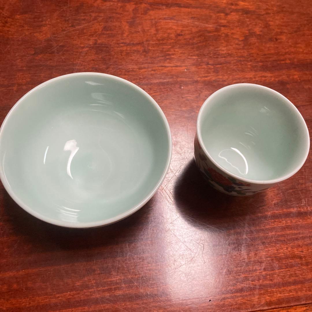 有田焼　聖山窯　未使用　茶碗、湯呑み5客セット　木箱付き