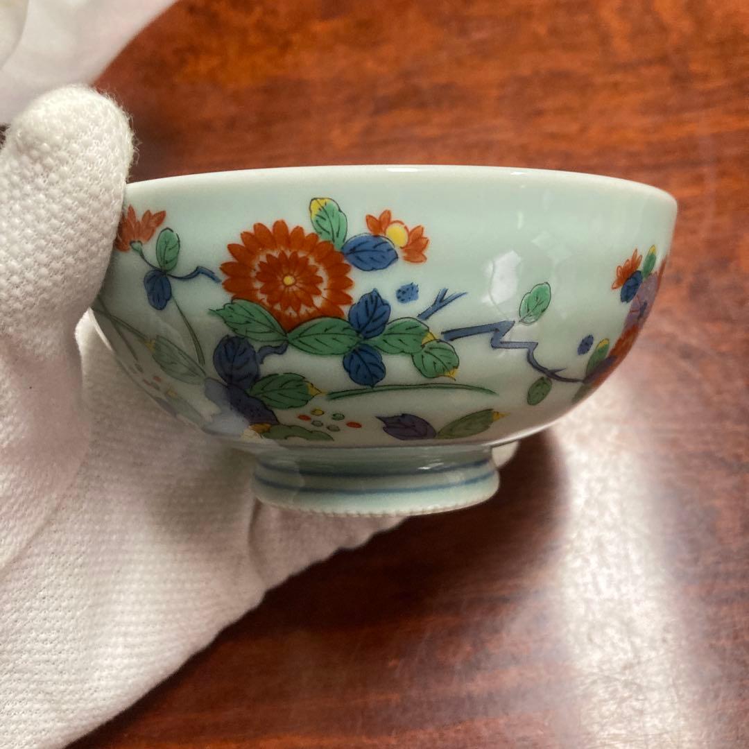 有田焼　聖山窯　未使用　茶碗、湯呑み5客セット　木箱付き