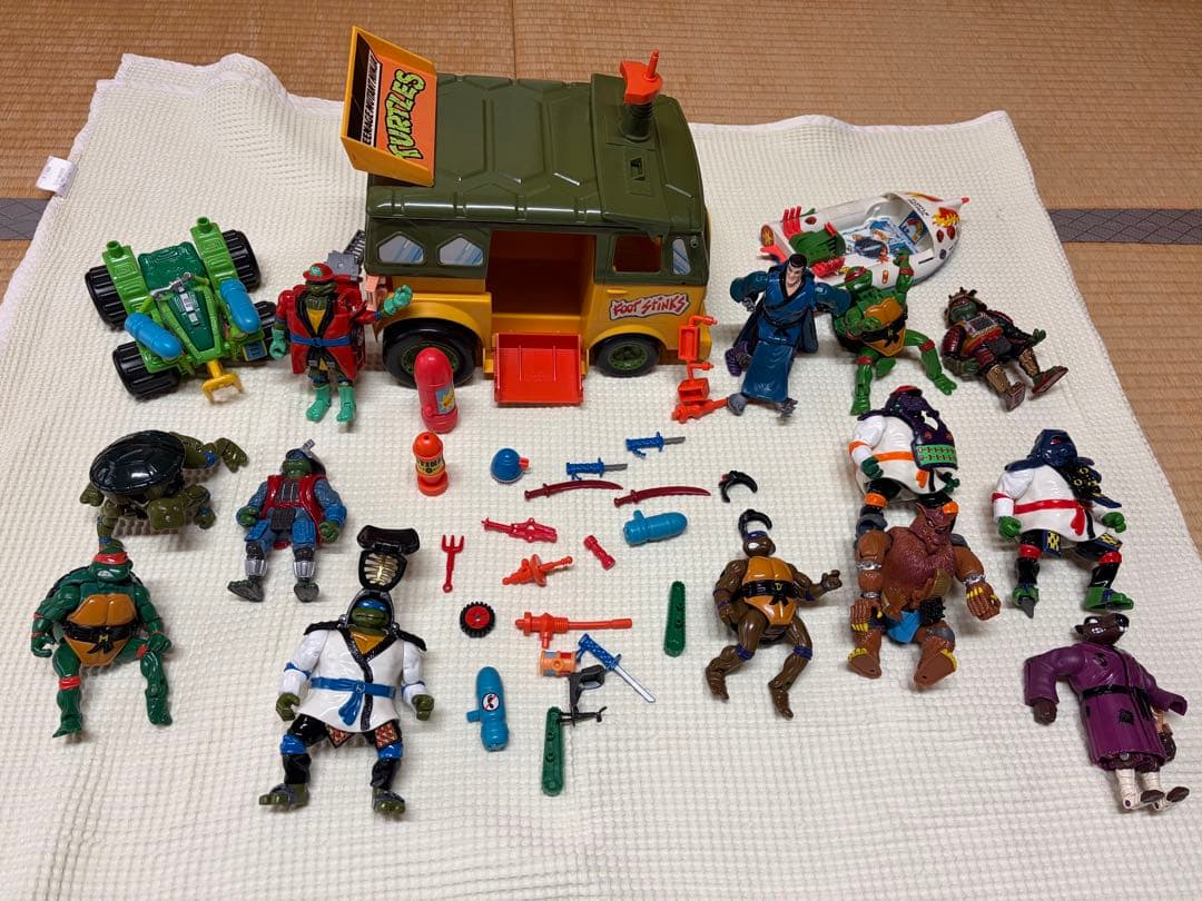 TMNT フィギュアセット バス付き