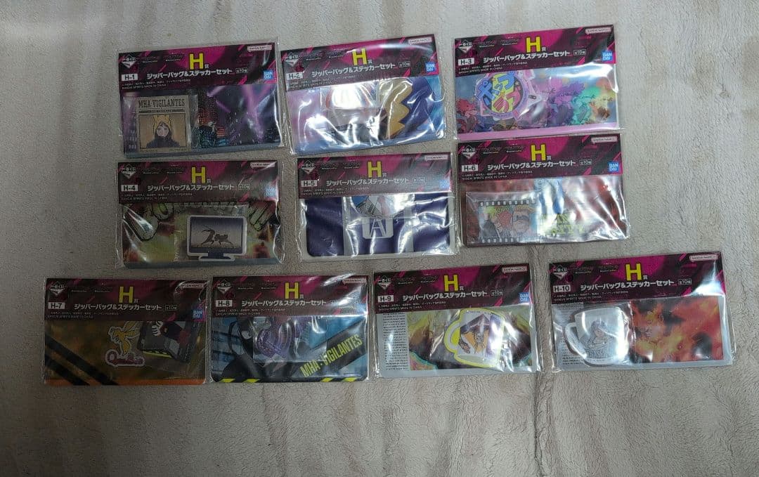 一番くじ　62点　セミコンプ　新品未開封　ヴィジランテ　ヒロアカ　D賞　D賞2点