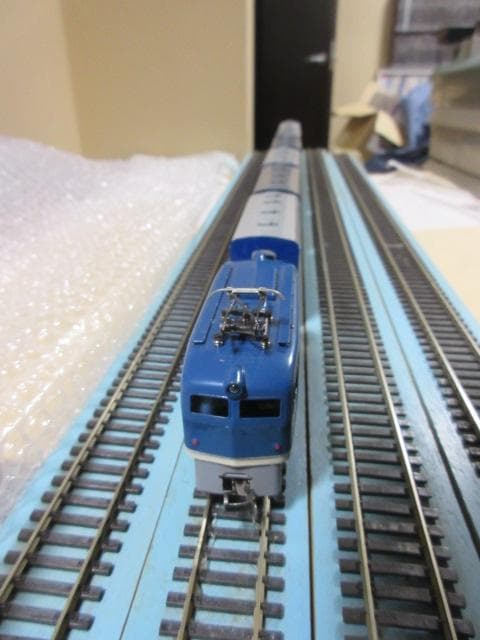 鉄道模型入門 豆ブルートレイン　機関車・客車７両セット （HOゲージ）カツミ製品