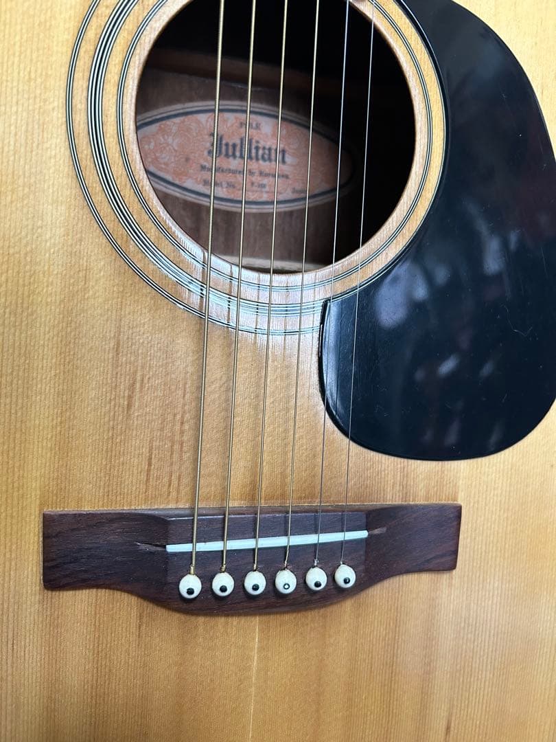 最終特価‼️美品70年代黒沢楽器レアビンテージ❣️ジュリアンF-150バック虎杢