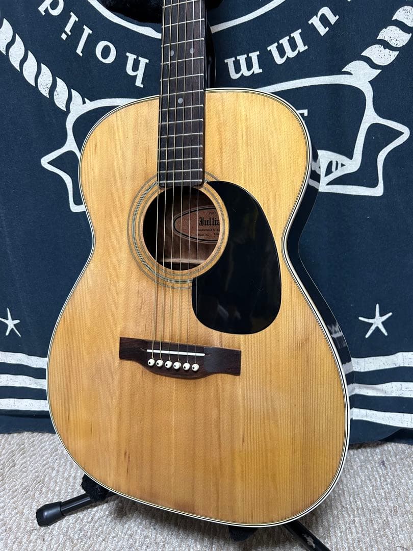 最終特価‼️美品70年代黒沢楽器レアビンテージ❣️ジュリアンF-150バック虎杢