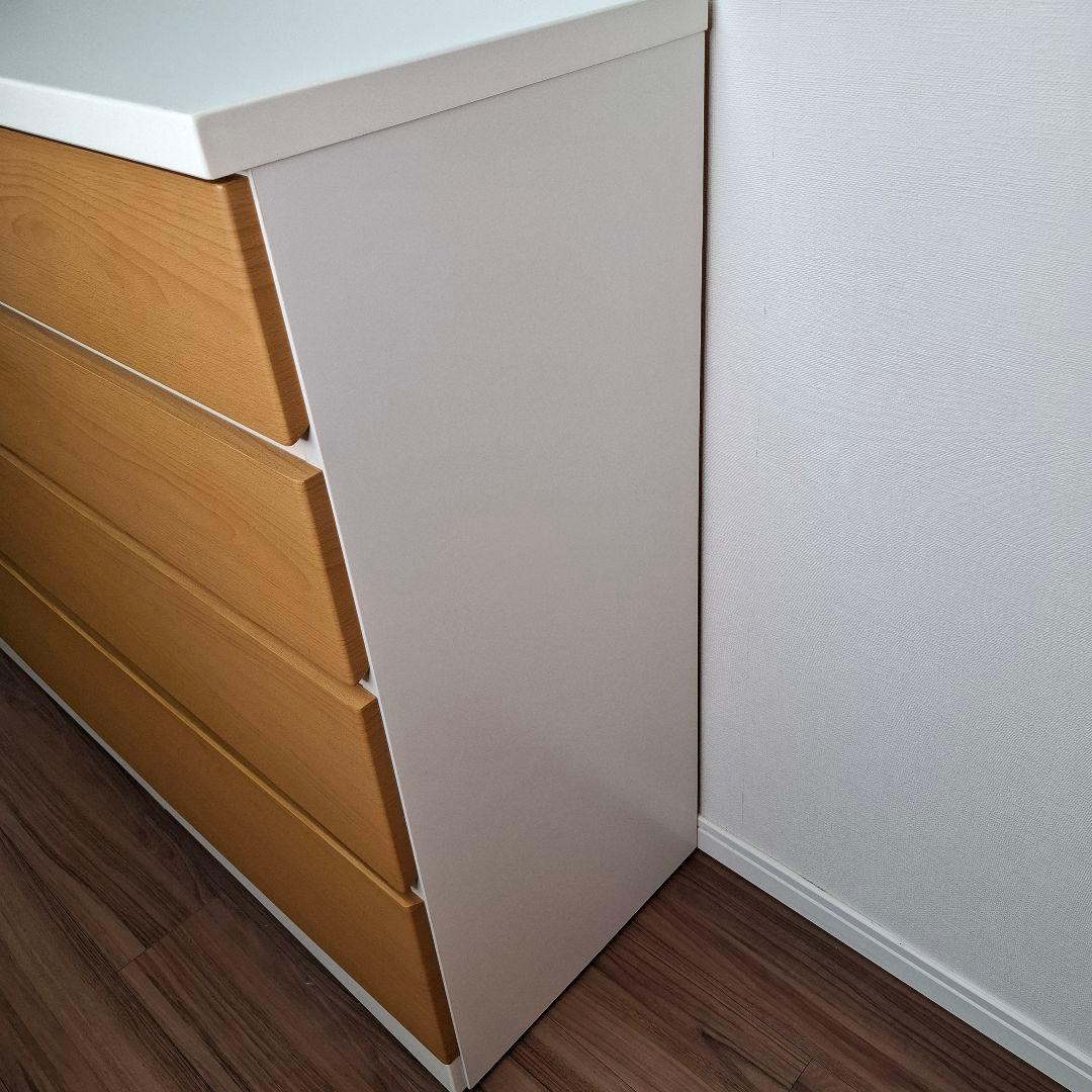 ✨送料込 ニトリ チェスト タンス 収納 ナチュラルブラウン ホワイト 大容量