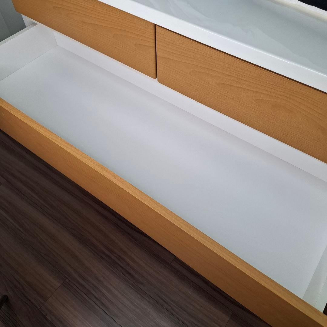 ✨送料込 ニトリ チェスト タンス 収納 ナチュラルブラウン ホワイト 大容量