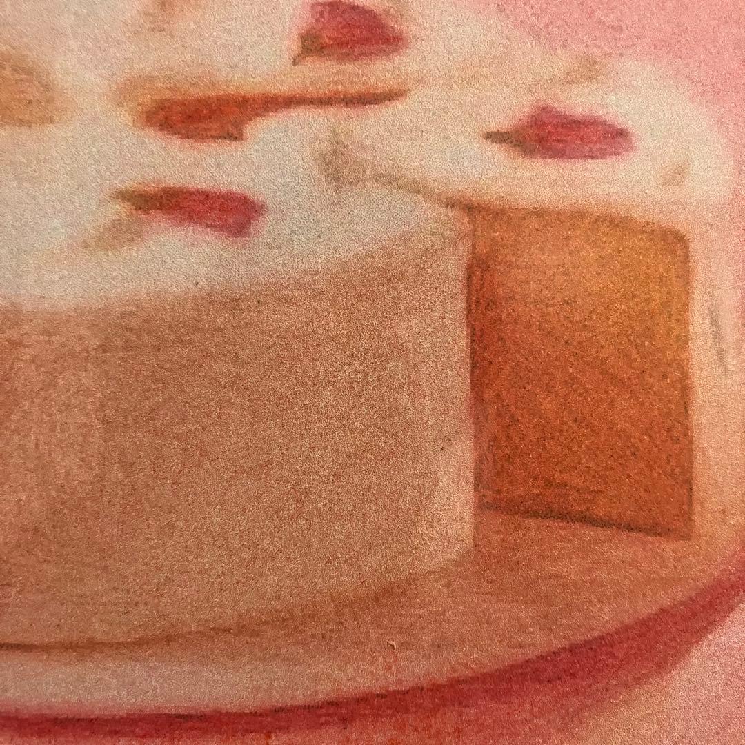 スイーツアート4 パステル画　額縁寸法32.7㎝×24.0㎝×1.5㎝