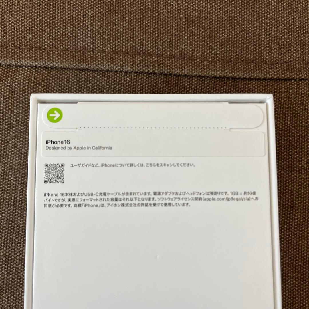 【新品未開封】 Apple iPhone 16 128GB