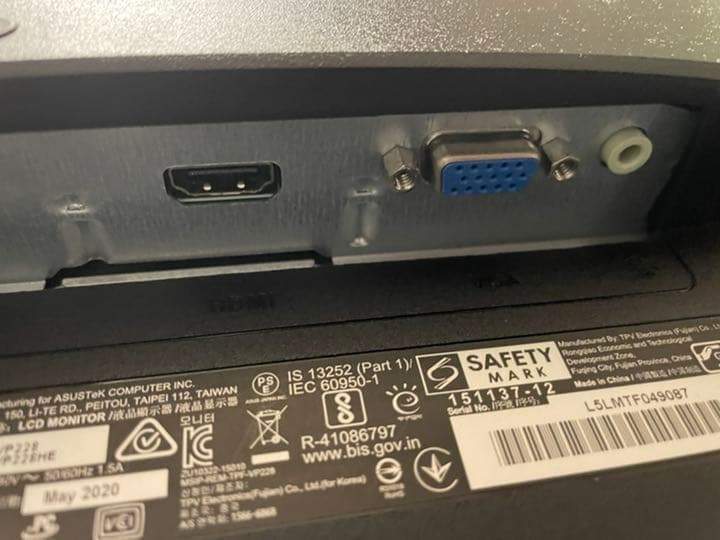 MacBook Air 2017とASUS製ゲーミングモニターセット販売