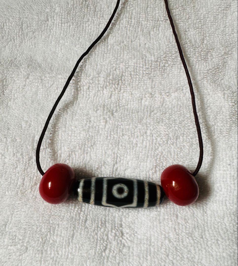 チベット　天珠石　ジィー　守護石