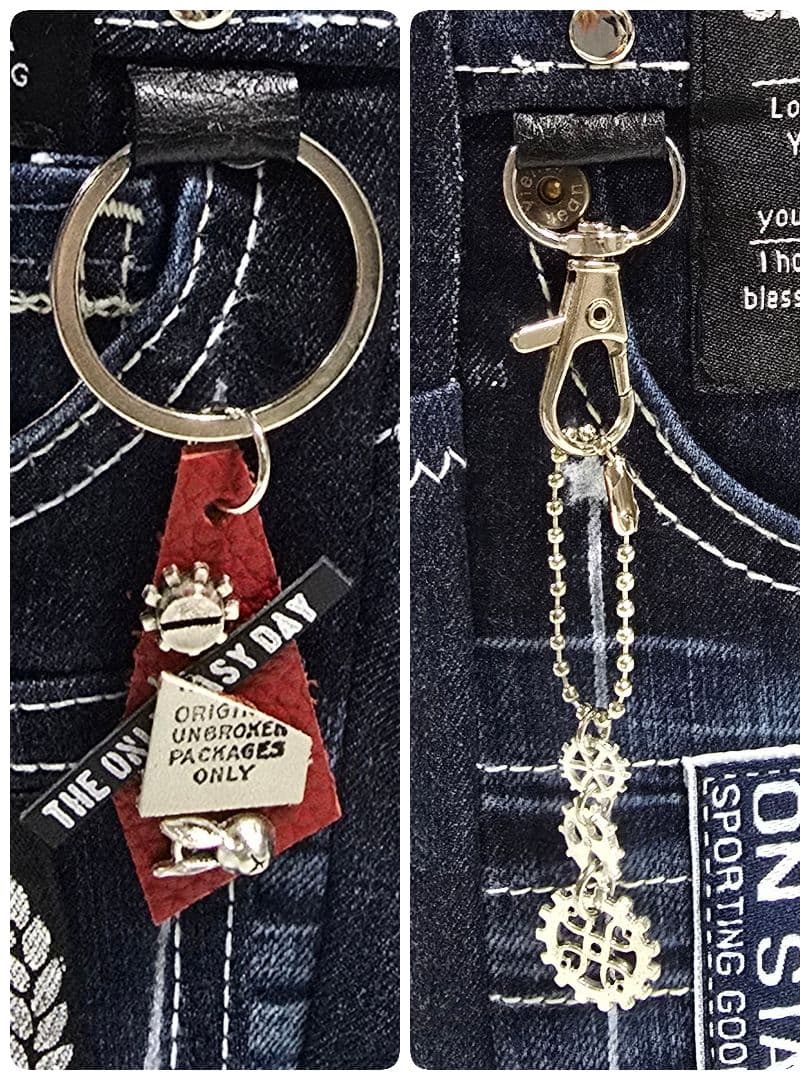 デニムリメイクトートバッグ お洒落カジュアル インディゴブルー 底板付き