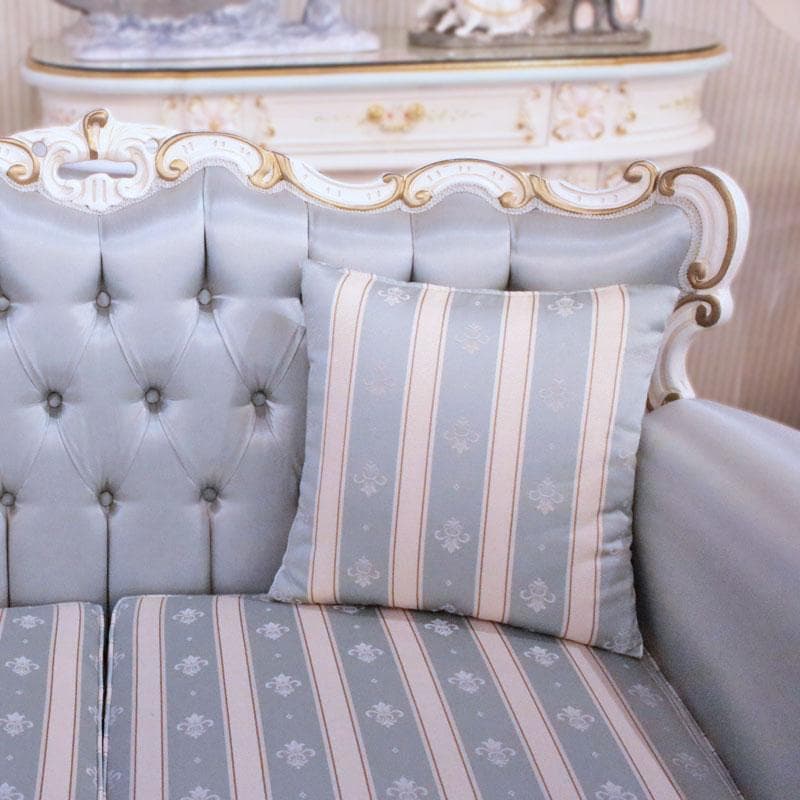 二人掛けソファ 幅190cm ロココ 白家具 ダブルソファ 602-1032