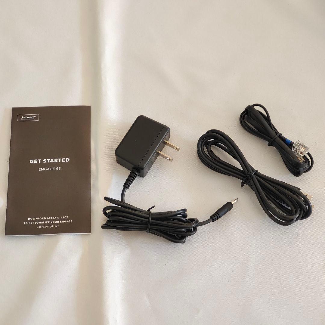 【付属品揃】Jabra Engage 65 Monoヘッドセットスタンド付③