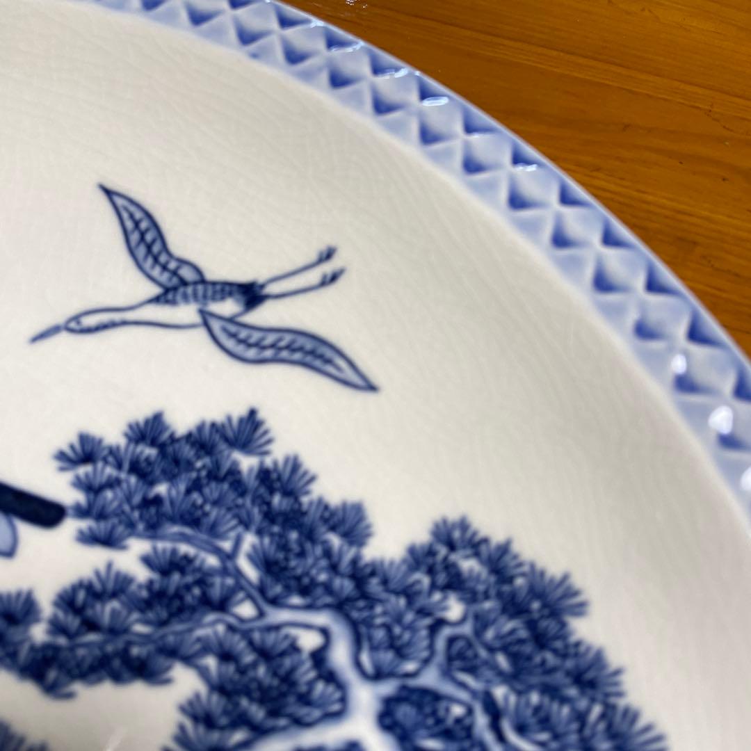 骨董　縁起物　宝船　大皿　角皿