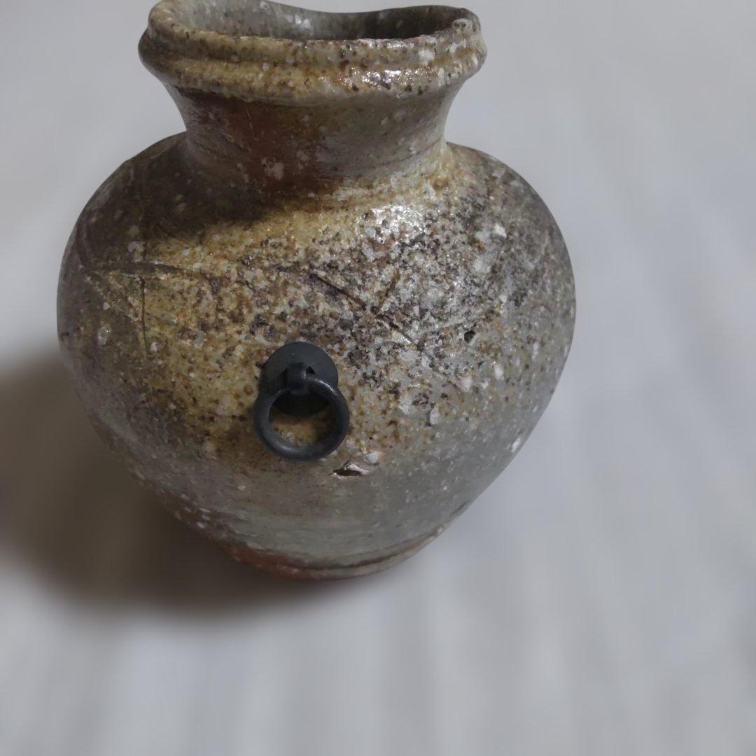 未使用保管品 信楽焼 山本幸山　 極上作品　共箱付き　花瓶　花器