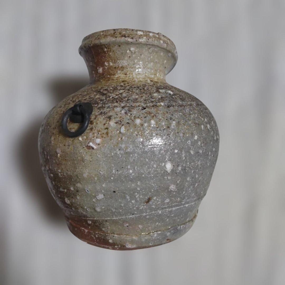 未使用保管品 信楽焼 山本幸山　 極上作品　共箱付き　花瓶　花器