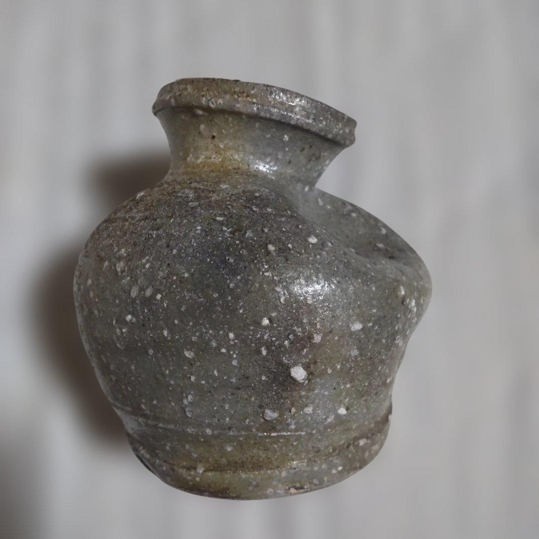 未使用保管品 信楽焼 山本幸山　 極上作品　共箱付き　花瓶　花器