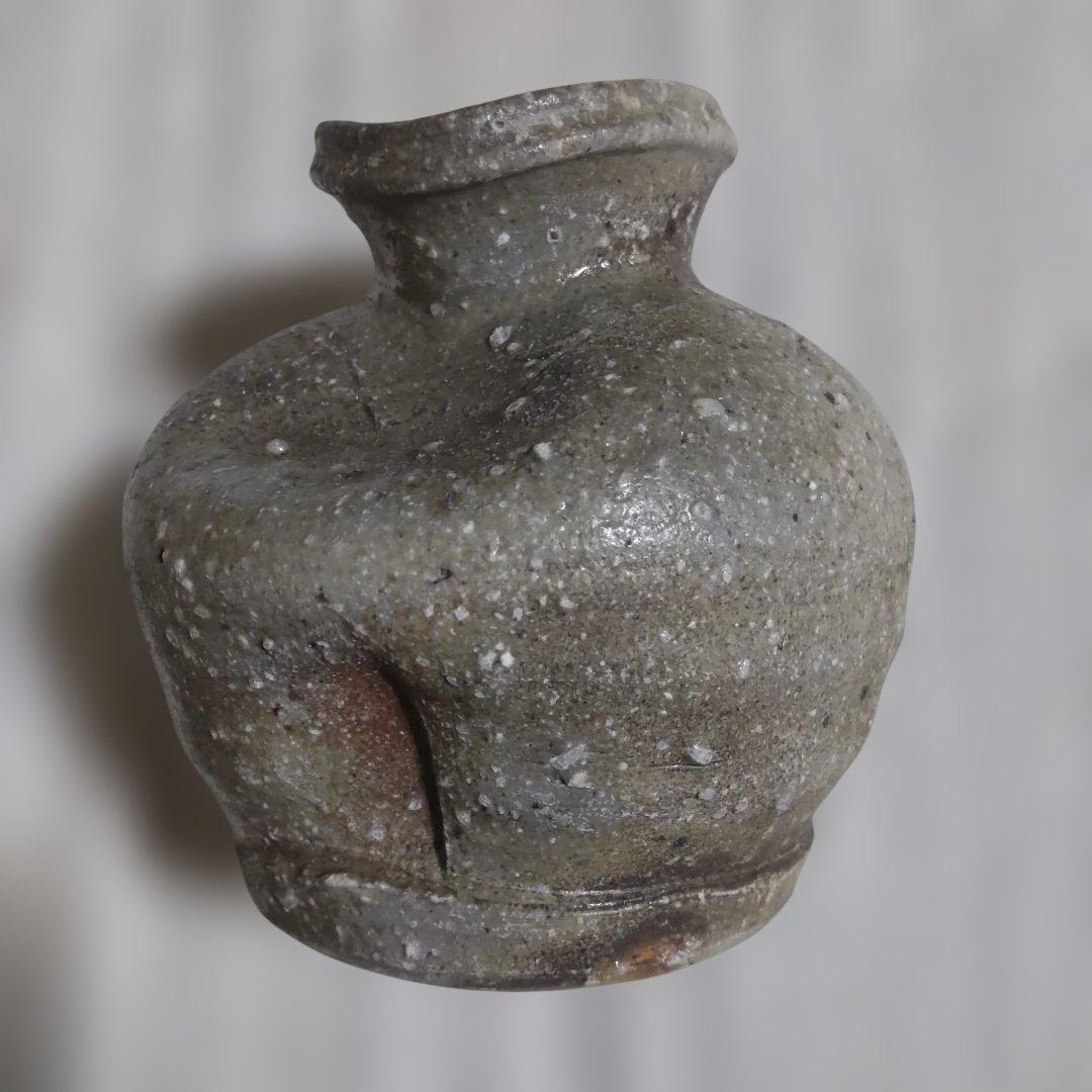 未使用保管品 信楽焼 山本幸山　 極上作品　共箱付き　花瓶　花器