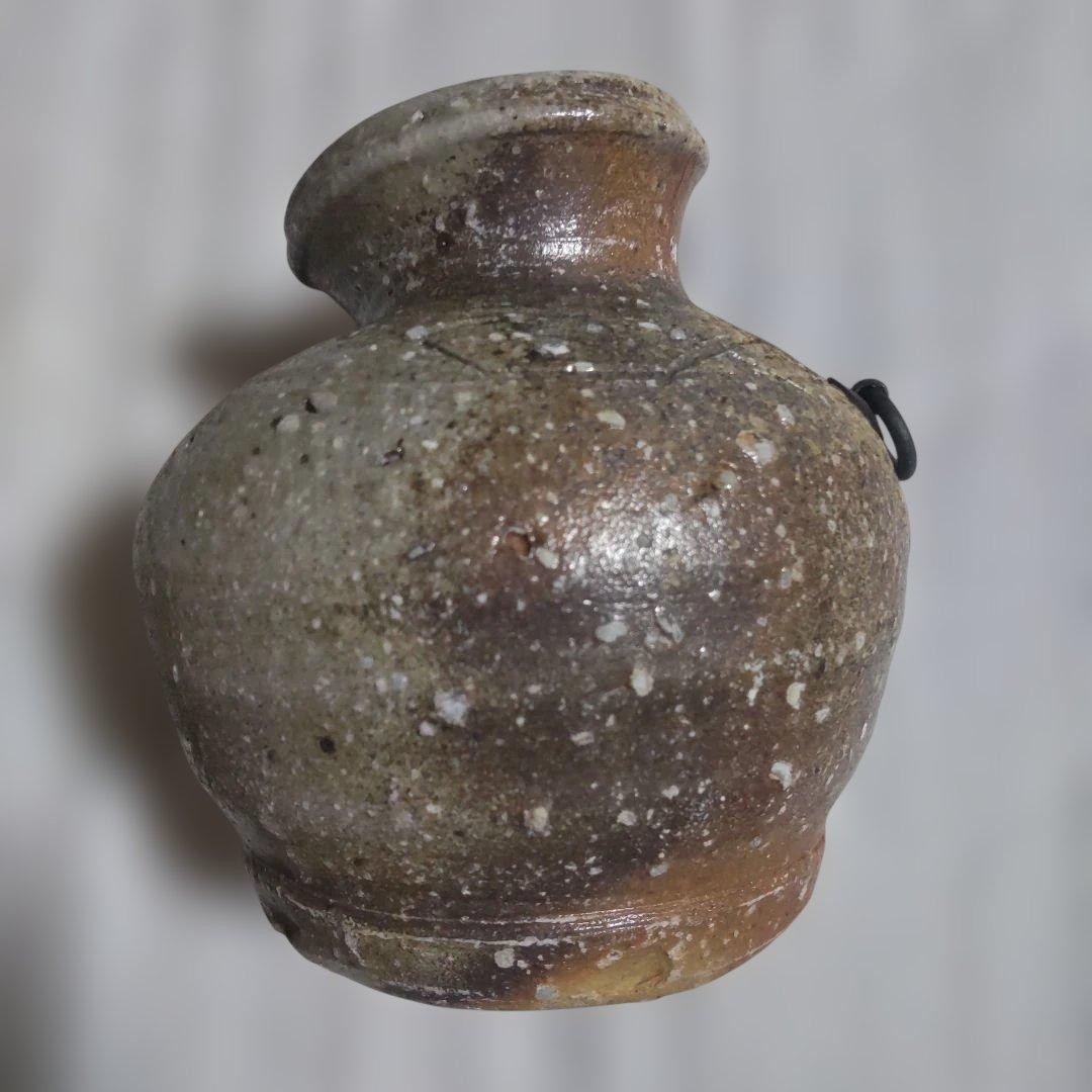 未使用保管品 信楽焼 山本幸山　 極上作品　共箱付き　花瓶　花器