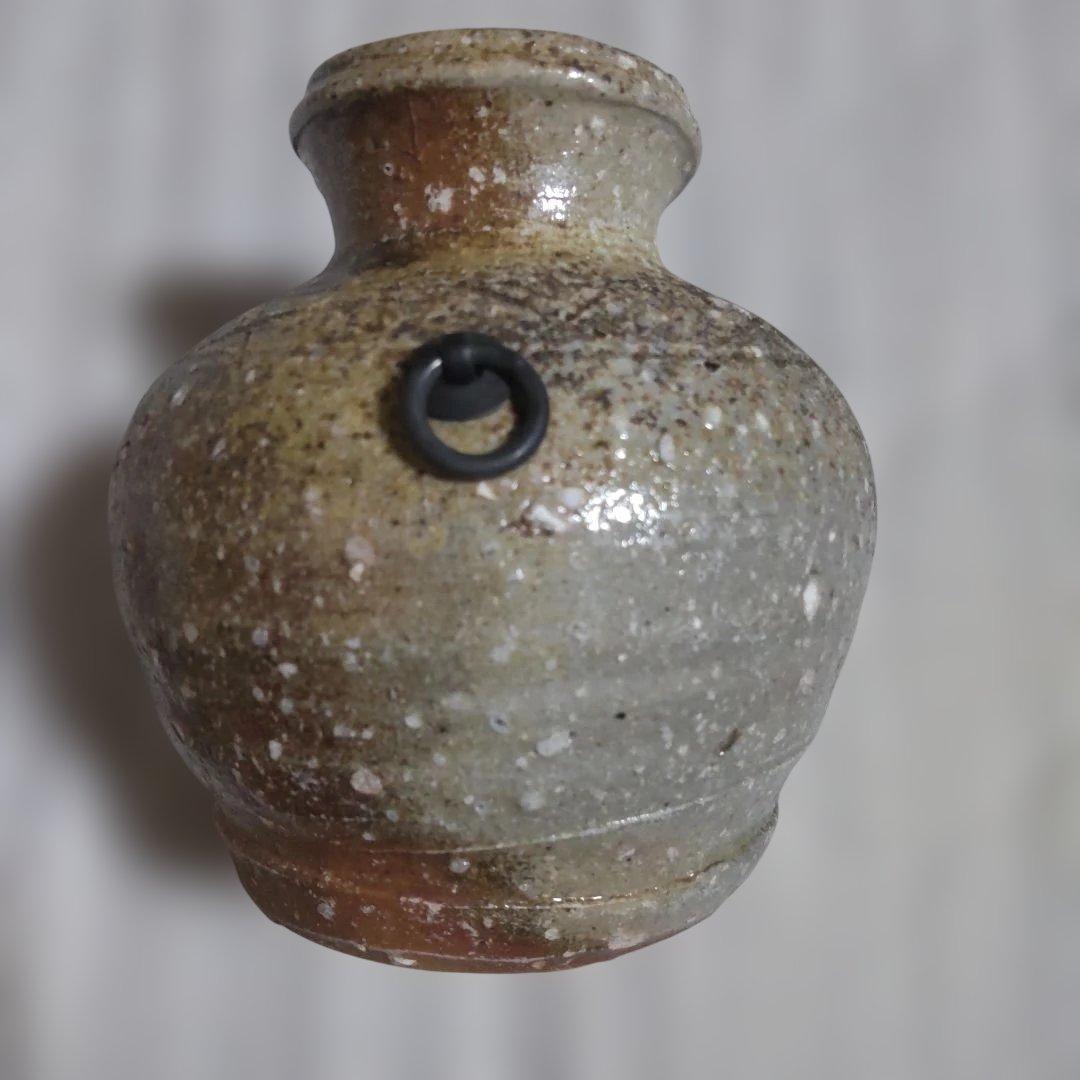 未使用保管品 信楽焼 山本幸山　 極上作品　共箱付き　花瓶　花器