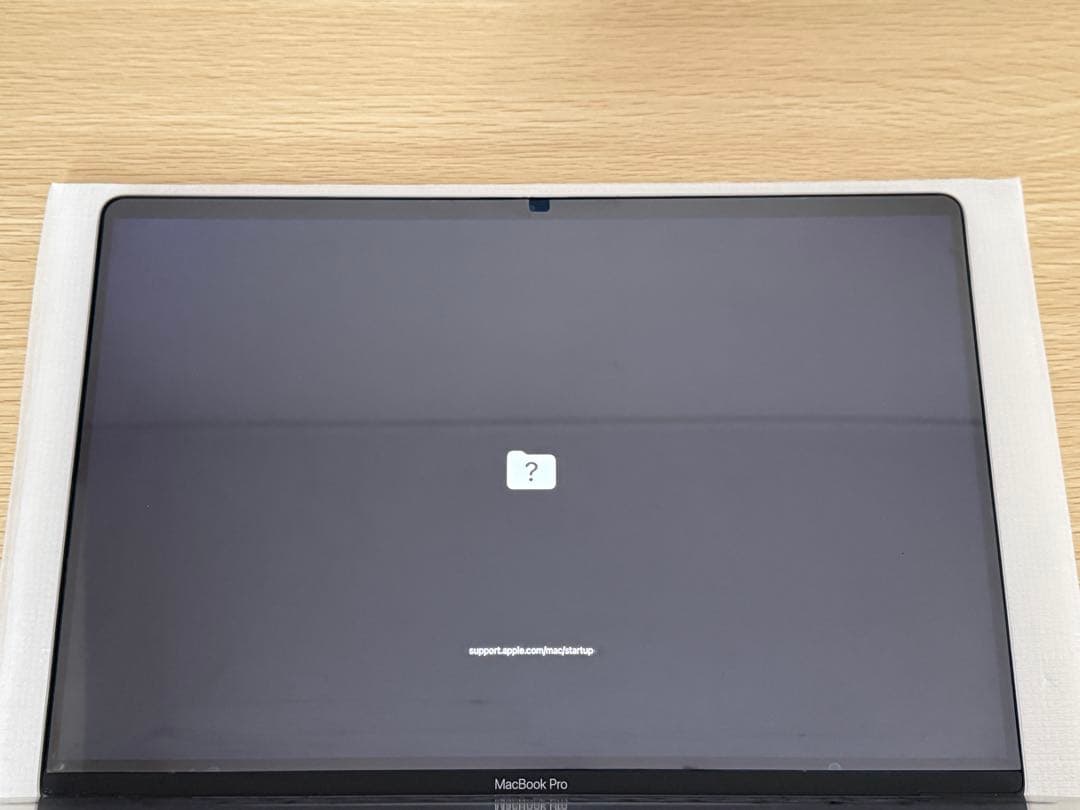 Macbook Pro 2019年末 16GB,512GB SSD故障
