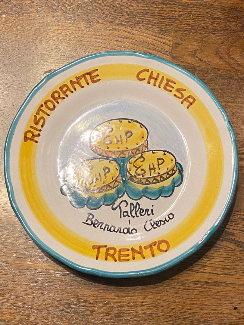 ブオンリコルド　イタリア製絵皿　2000 Trento