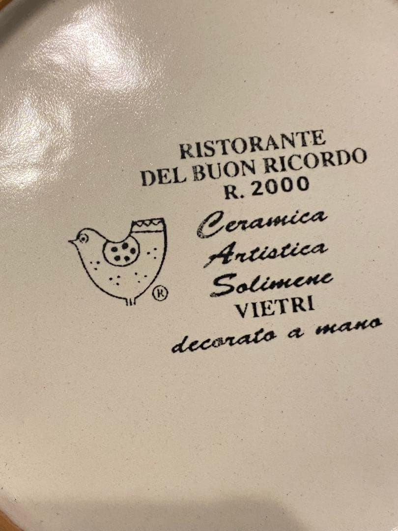 ブオンリコルド　イタリア製絵皿　2000 Trento