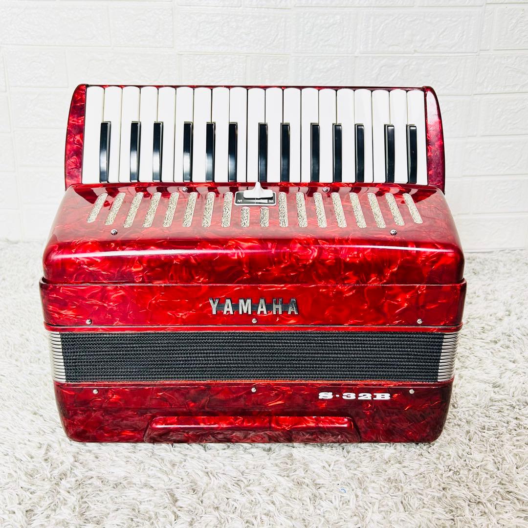 YAMAHA ヤマハ アコーディオン 32鍵盤 S-32B【音出し確認済み】