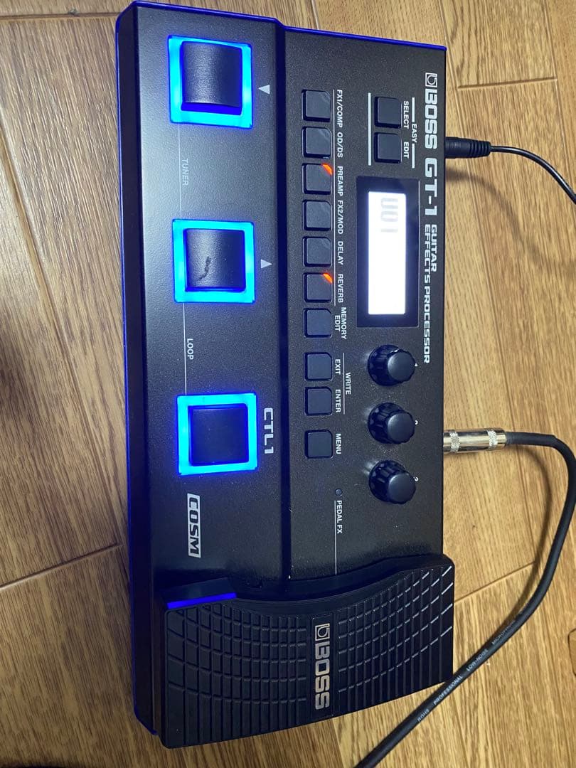 BOSS GT-1 ギター マルチエフェクター 純正アダプター付き