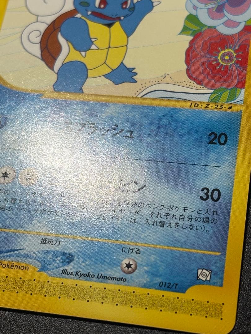 カメール 012/T eカード トレーナーズ 2002 Wartortle151