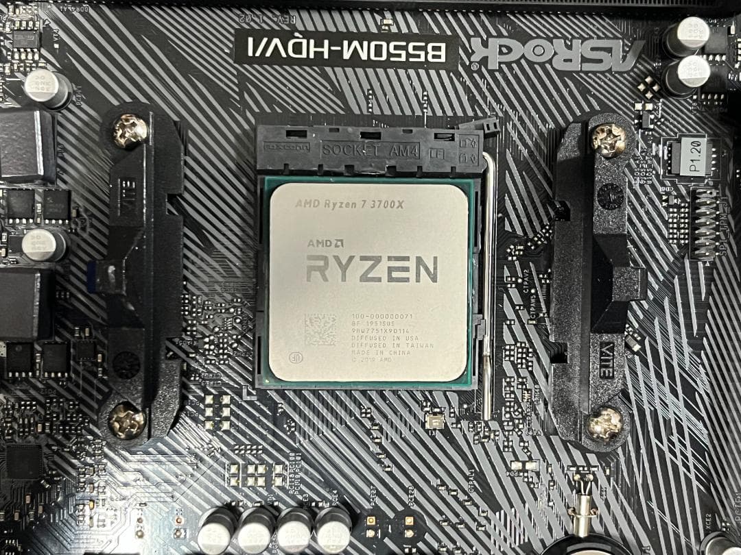 セット売り Ryzen7 3700X+ASRock B550M-HDV/I