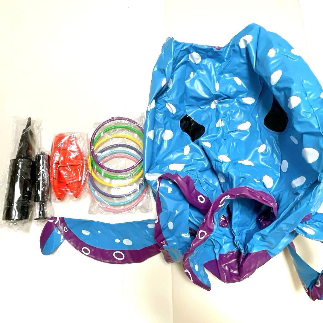 プールウェーブキッズタコプールおもちゃ、2イン1夏