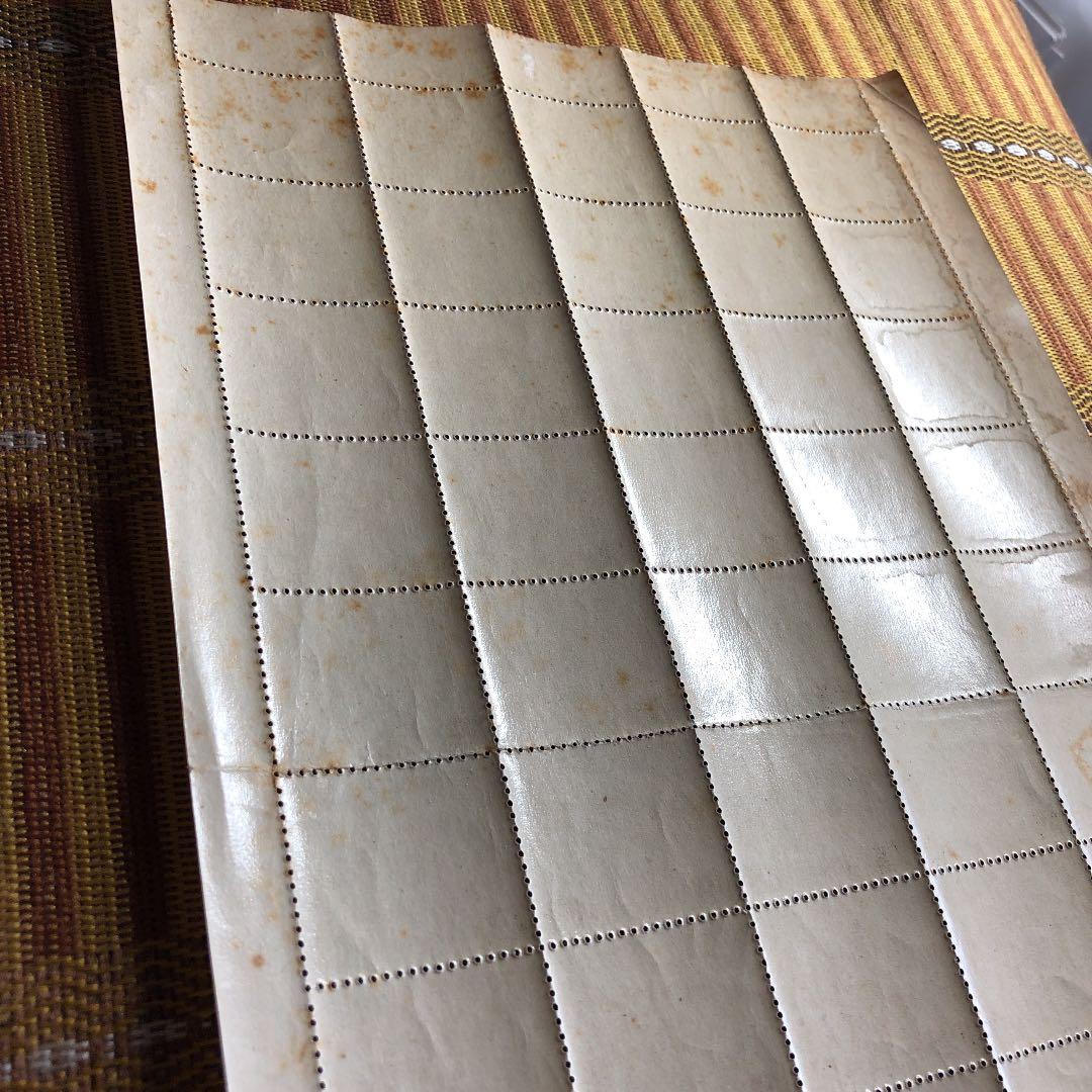 裏糊ツヤピカ！昭和17年　満州帝国建国10周年記念切手50枚シート　大東亜戦争中