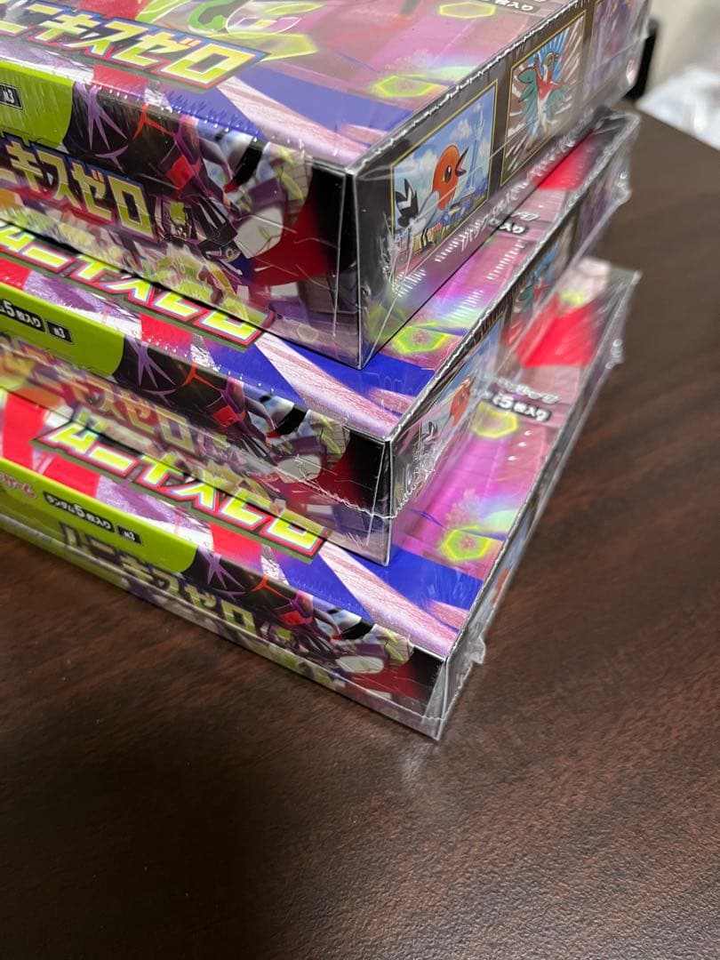 ポケモンカード　ムニキスゼロ　３BOX　未開封　シュリンク付き