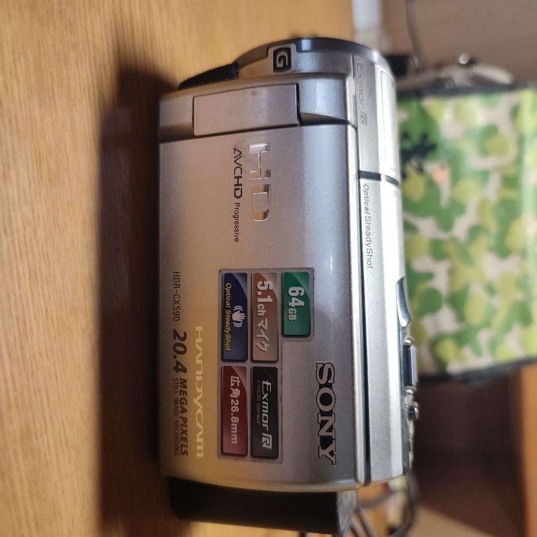 SONY  HDR  CX590V ビデオカメラ 静止画20,4MG