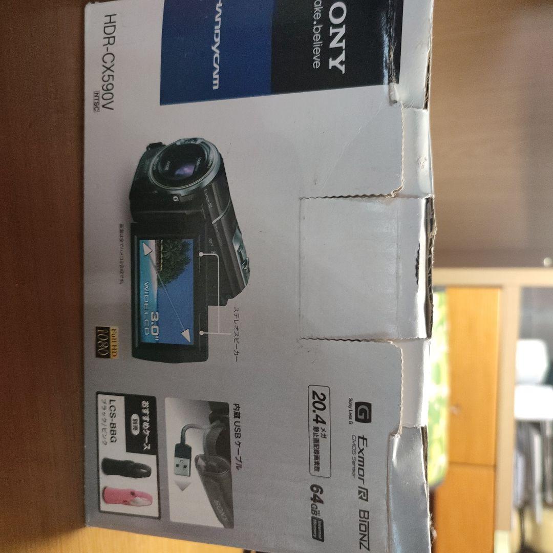 SONY  HDR  CX590V ビデオカメラ 静止画20,4MG