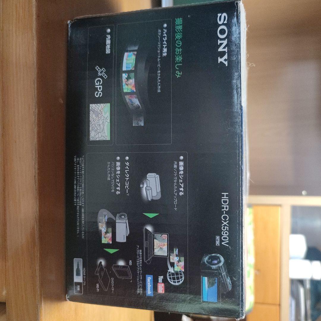 SONY  HDR  CX590V ビデオカメラ 静止画20,4MG