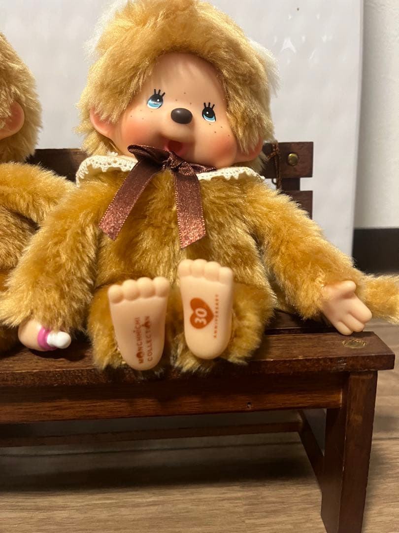 ゴールドモンチッチ ぬいぐるみS ペアセット 希少 30周年
