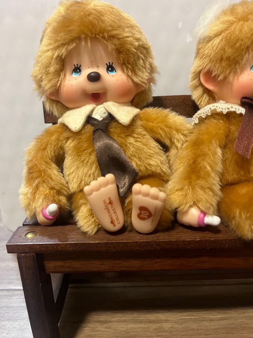 ゴールドモンチッチ ぬいぐるみS ペアセット 希少 30周年