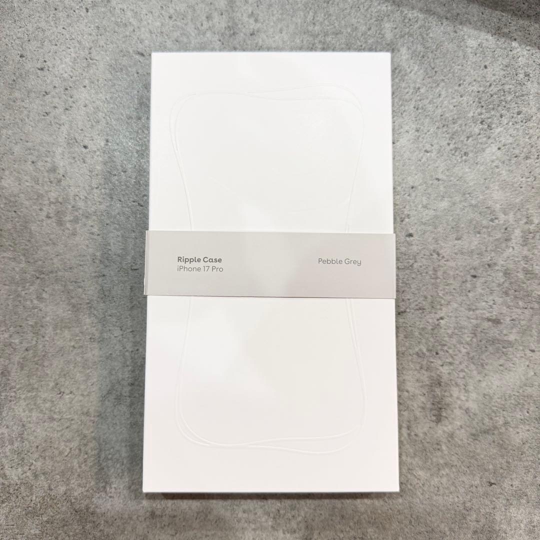 CASETiFY ウェーブ シリコン iPhone17Pro ケース グレー