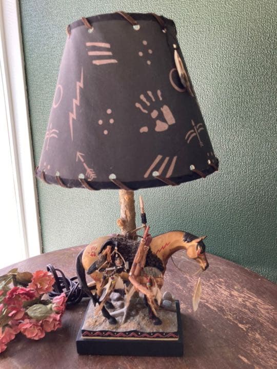 ポニー 馬 フロアスタンド 卓上スタンド インテリア アンティーク テーブル