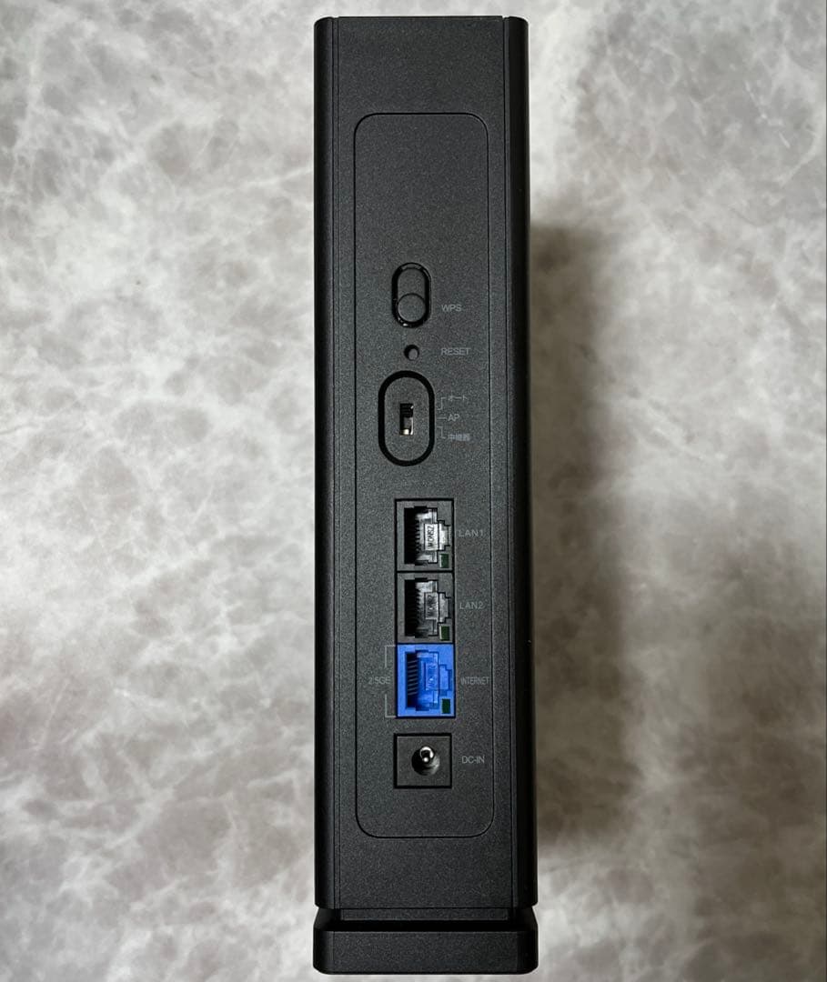 エレコム Wi-Fi 7 5Gルーター ブラック WRC-BE36QS-B