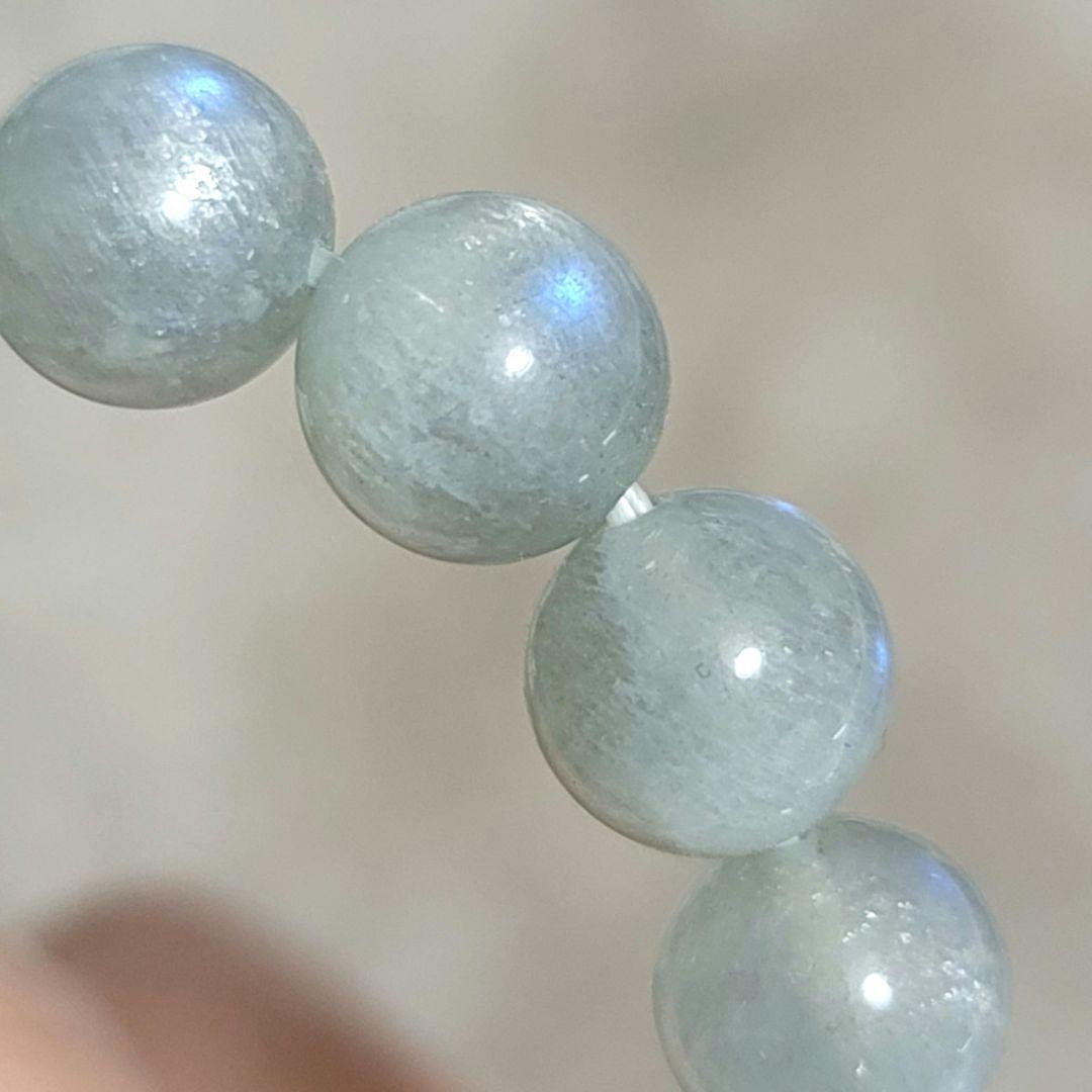 アルバイト・ムーンストーン(ペリステライト) 天然石ブレスレット