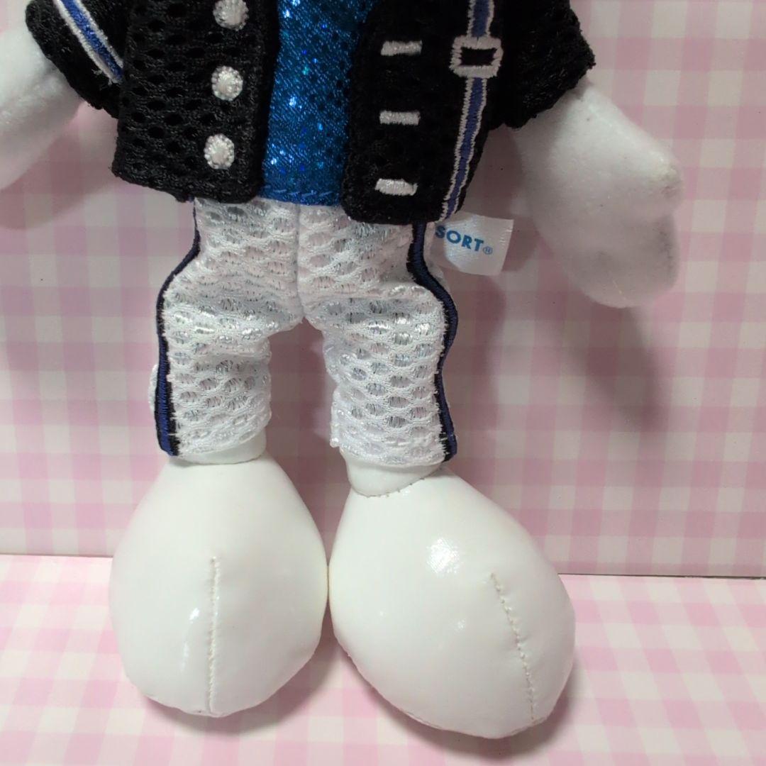 クラブマウスビート　ミッキーマウス　ぬいぐるみバッジ　黒ジャケ