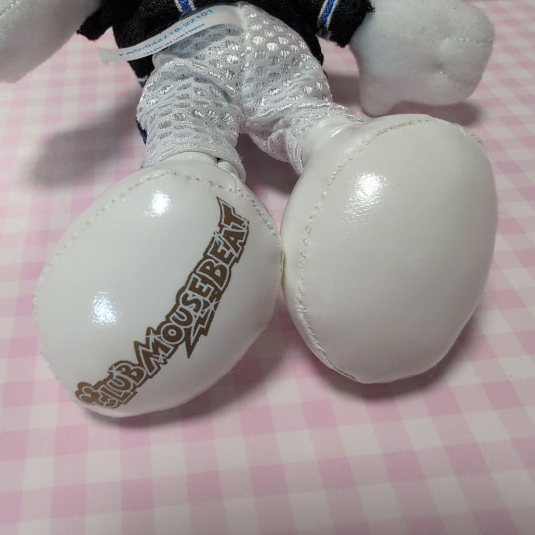 クラブマウスビート　ミッキーマウス　ぬいぐるみバッジ　黒ジャケ