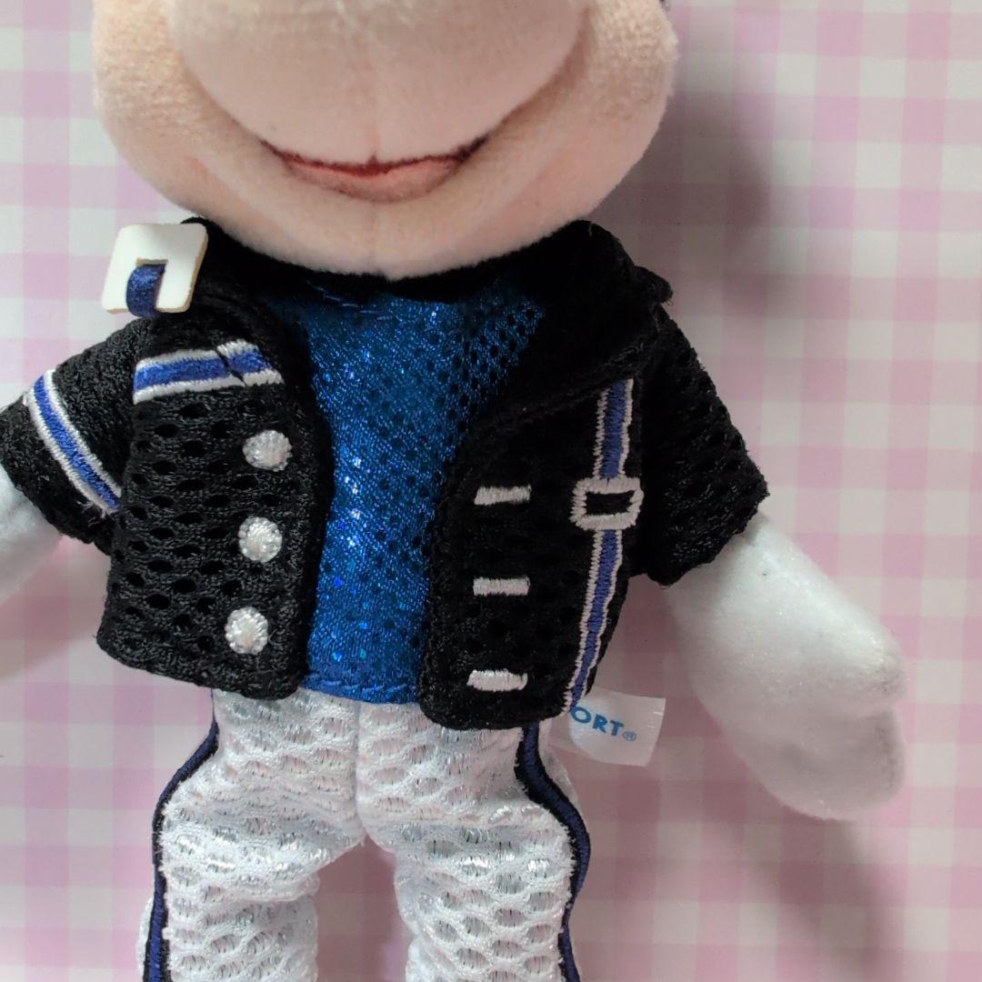 クラブマウスビート　ミッキーマウス　ぬいぐるみバッジ　黒ジャケ