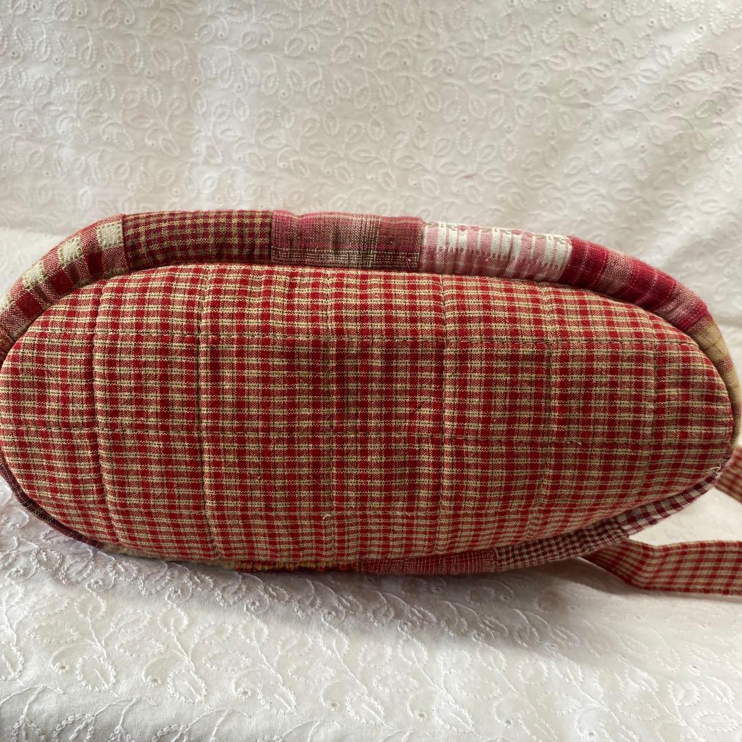 u.先染め生地 パッチワーク ハンドメイド＊スーちゃんのバッグ