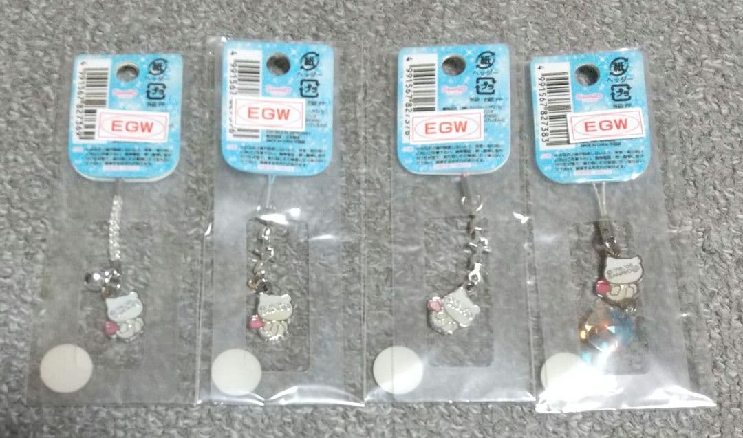 北海道限定 ゆきむし ハローキティ 根付け ストラップ セット