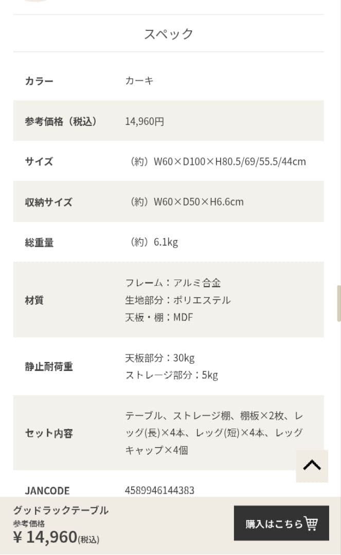 DOD【未開封】グッドラックテーブル