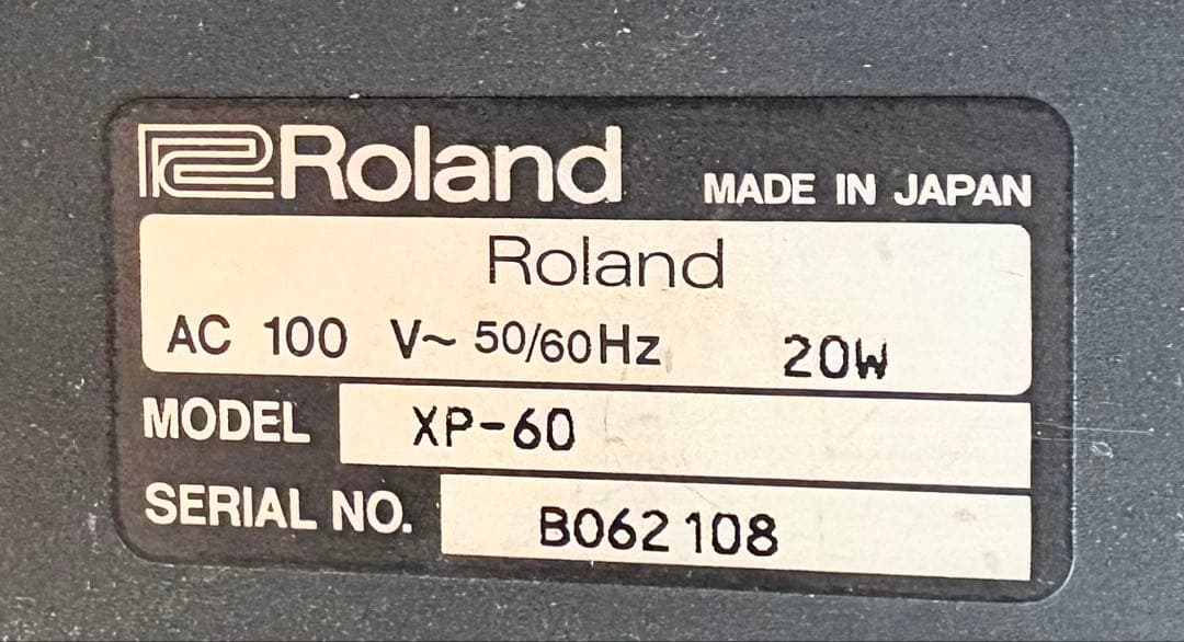 Roland XP-60 シンセサイザー 61鍵