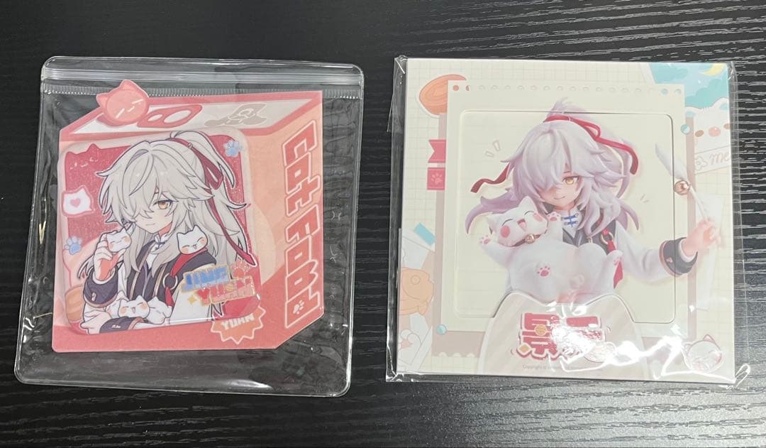 景元 ちびねこ フィギュア　特典バッジ・フォト冊子付き